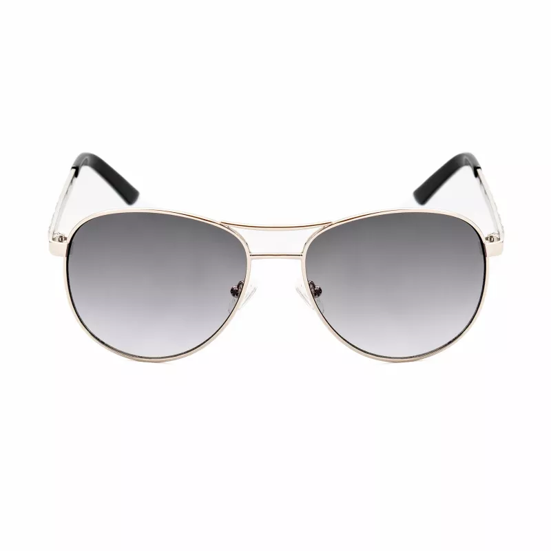 Guess Gafas de sol para mujer GF0408-6132B Montura rectangular Havana lentes marrones tintadas 61mm