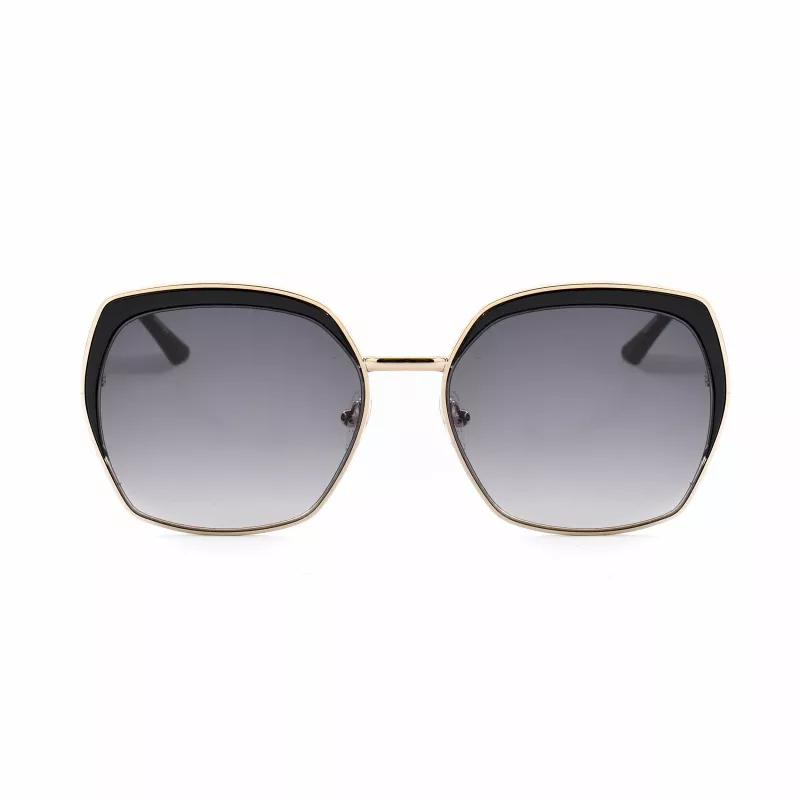 Guess Gafas de sol para mujer GF0410-5932B Havana Marrón Montura de acetato Lentes marrón degradado 59mm