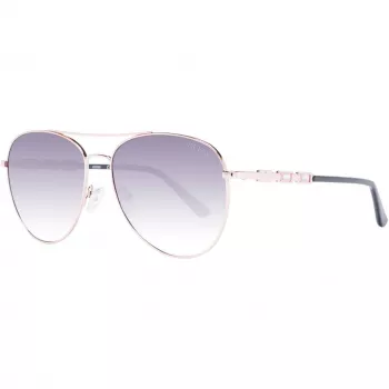 Gafas de sol mujer GUESS GF6143-28B marrón Havana montura mariposa 59mm