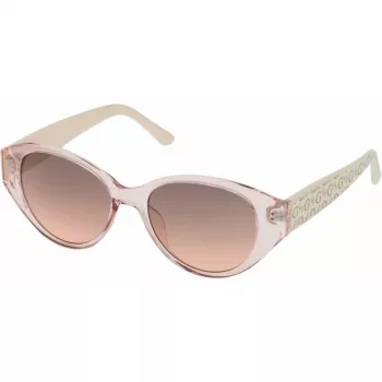Gafas de sol de mujer Guess GF6194-5347A - montura cat eye marrón habana con lentes degradadas marrones - 53/17/140 mm