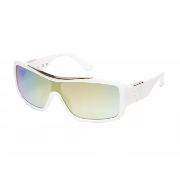 Gafas de sol de mujer GUESS GO00035-0021U montura negro brillante lente gris humo cuadrada full rim UV400