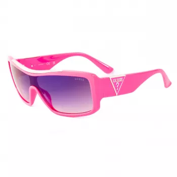 GUESS Gafas de sol de mujer GO00035-0072B Butterfly Cat Eye Shiny Black Smoke Gradient 55mm