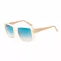 GUESS Gafas de sol de mujer GU00097-5325P - montura negra brillante, lentes polarizadas grises degradadas, 53 mm