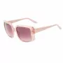 GUESS Gafas de sol para mujer GU00097-5357F Cuadradas Negro brillante Degradado humo 53mm
