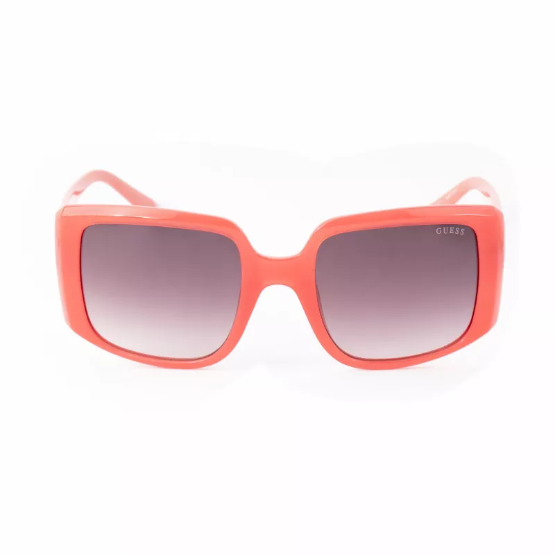 GUESS Gafas de sol para mujer GU00097-5372F - Montura negra brillante, lente degradada smoke, 53 mm