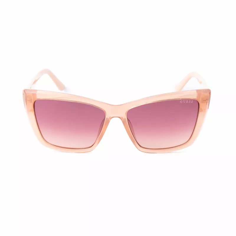 GUESS Gafas de sol mujer GU00098-5557F Havana Acetato montura cuadrada lentes marrones degradadas 55/14/135 mm