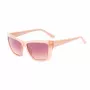 GUESS Gafas de sol mujer GU00098-5557F Havana Acetato montura cuadrada lentes marrones degradadas 55/14/135 mm