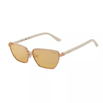GUESS Gafas de sol para mujer GU00106-5921E Havana Montura cuadrada Lente marrón degradado 59mm