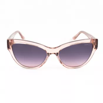 GUESS Gafas de sol de mujer GU00112-5657Z Havana carey acetato montura cuadrada 56 mm