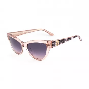 GUESS Gafas de sol de mujer GU00112-5657Z Havana carey acetato montura cuadrada 56 mm