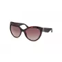GUESS Gafas de sol mujer GU00130-6152F - Montura negra brillante, Lente ahumada degradada