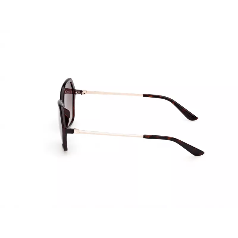 GUESS Gafas de sol de mujer GU00134-5552F Havana Montura de acetato cuadrada Lente degradada marrón 55/16/140 mm