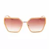 GUESS Gafas de sol mujer GU00146-5957F Oversized cuadradas Havana marrón lente degradada 59mm
