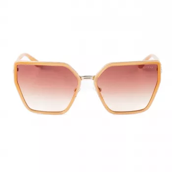 GUESS Gafas de sol mujer GU00146-5957F Oversized cuadradas Havana marrón lente degradada 59mm