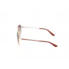GUESS Gafas de sol para mujer GU00148-6032F Montura de acetato oversized Havana marrón con lentes marrones degradadas