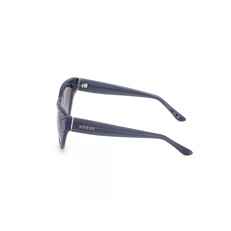 GUESS Gafas de sol de mujer GU00151-5784B Butterfly Havana marrón degradado UV400
