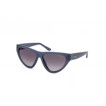 GUESS Gafas de sol de mujer GU00151-5784B Butterfly Havana marrón degradado UV400