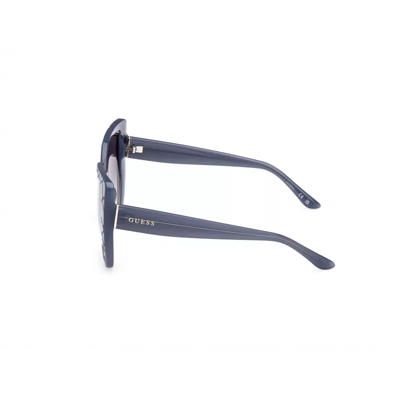 GUESS Gafas de sol de mujer GU00153-5584B Havana/marrón degradado 55 mm
