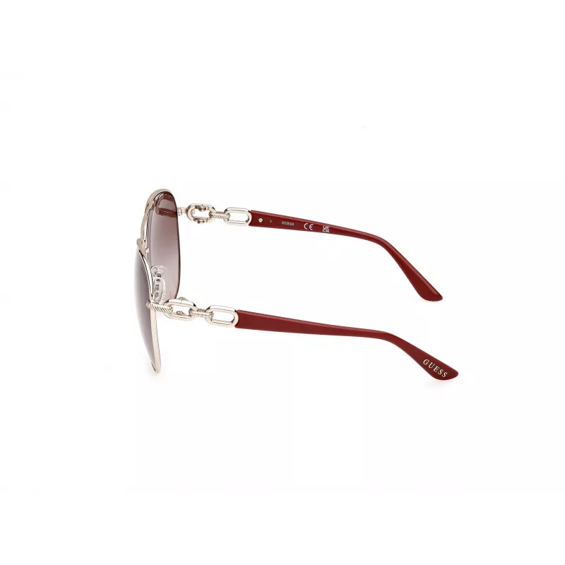 GUESS Gafas de sol para mujer GU00158-6132F habana marrón estilo mariposa