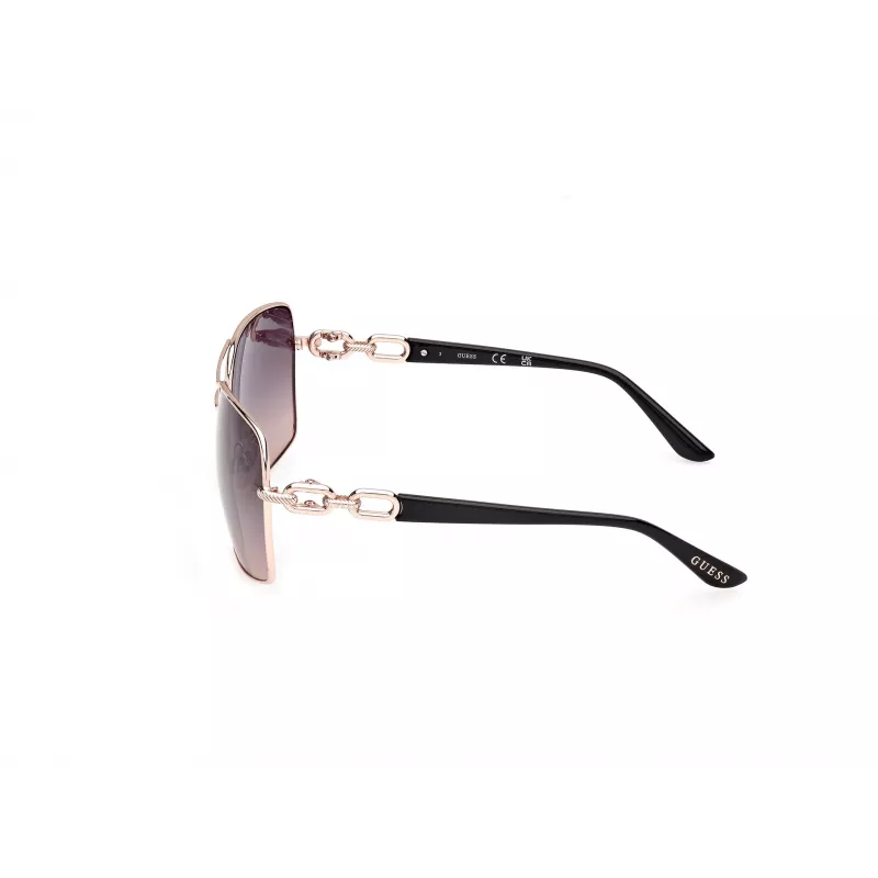 Gafas de sol de mujer GUESS GU00159-6328B - montura Butterfly Brown Havana, lentes degradadas (63/17/130 mm)