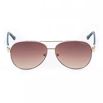 GUESS Gafas de sol de mujer GU00173-6021F Shiny Black Smoke Gradient 60mm