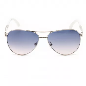 GUESS Gafas de sol para mujer GU7295-6010W Montura butterfly marrón 60mm