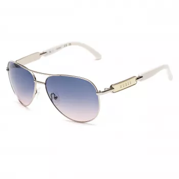 GUESS Gafas de sol para mujer GU7295-6010W Montura butterfly marrón 60mm