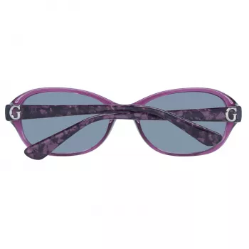 GUESS Gafas de sol para mujer GU7356PUR-357 violeta brillante mariposa/ojo de gato 57 mm