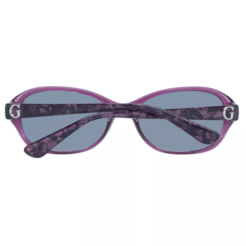 GUESS Gafas de sol para mujer GU7356PUR-357 violeta brillante mariposa/ojo de gato 57 mm