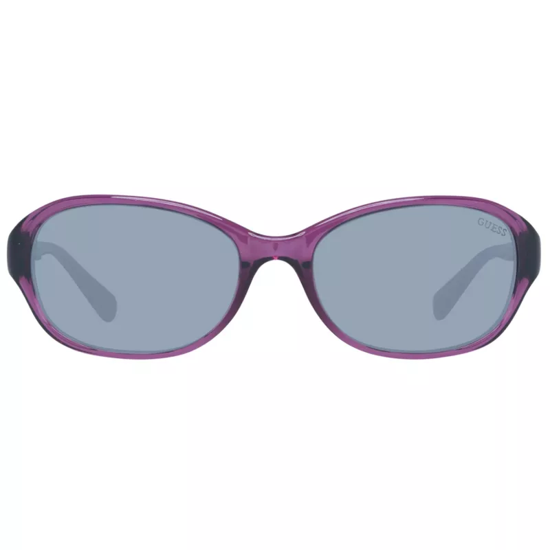 GUESS Gafas de sol para mujer GU7356PUR-357 violeta brillante mariposa/ojo de gato 57 mm