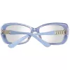 GUESS Gafas de sol de mujer GU7453-5690C Butterfly/Cat Eye Shiny Black Frame Smoke Gradient Lens 56/17/135 mm