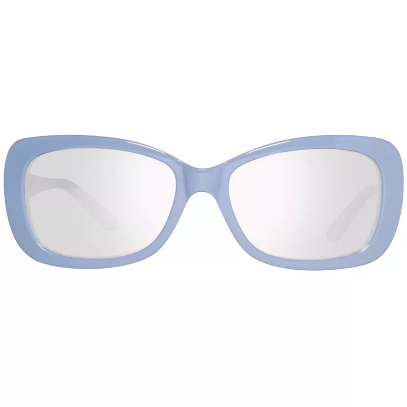 GUESS Gafas de sol de mujer GU7453-5690C Butterfly/Cat Eye Shiny Black Frame Smoke Gradient Lens 56/17/135 mm