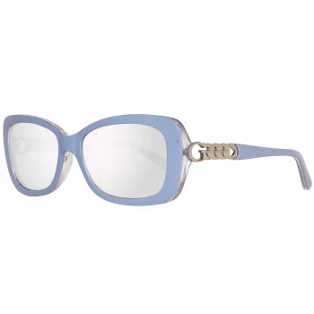 GUESS Gafas de sol de mujer GU7453-5690C Butterfly/Cat Eye Shiny Black Frame Smoke Gradient Lens 56/17/135 mm