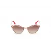 Gafas de sol de mujer GUESS GU7639-28F montura dorada mariposa/cat-eye lentes marrones degradadas UV400