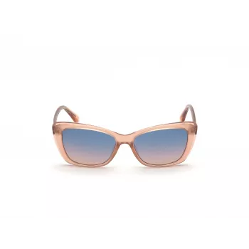 GUESS Gafas de sol de mujer GU7774-5574W Marrón Havana montura cuadrada 55mm
