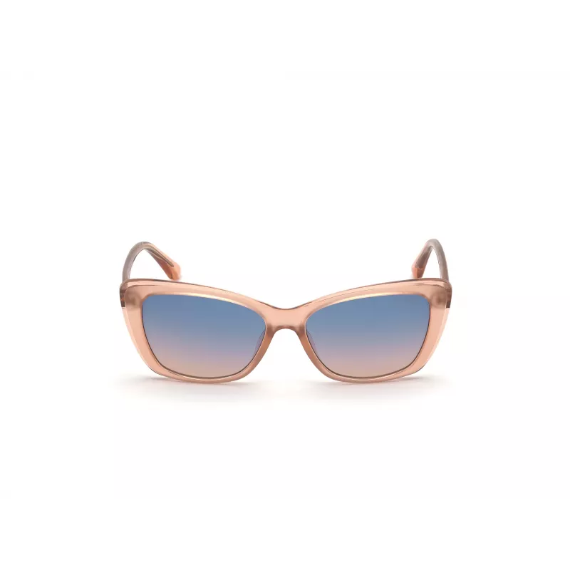 GUESS Gafas de sol de mujer GU7774-5574W Marrón Havana montura cuadrada 55mm