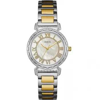 GUESS Reloj de mujer W0831L3 Chelsea Acero inoxidable oro rosa 34mm