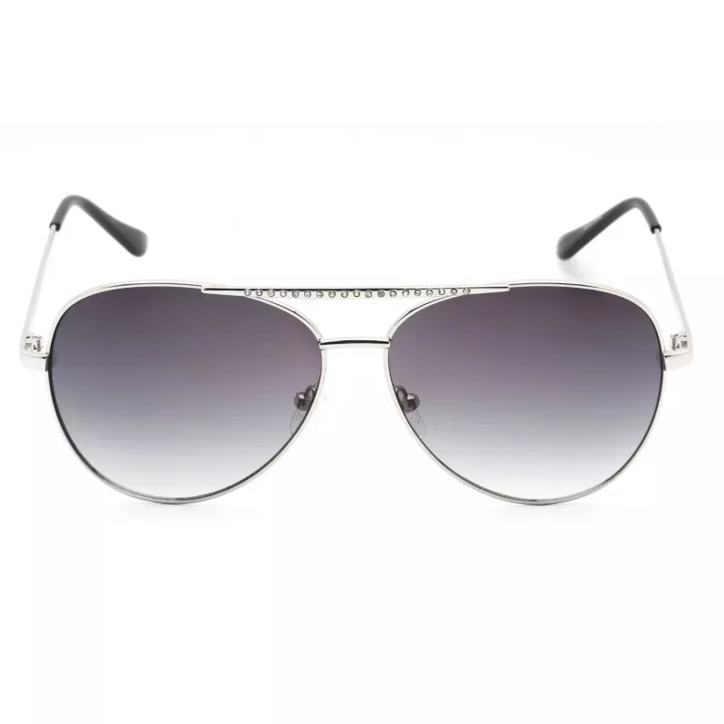 Gafas de sol de mujer GUESS GF0399-01B montura de plástico negra lentes de policarbonato grises 62 mm
