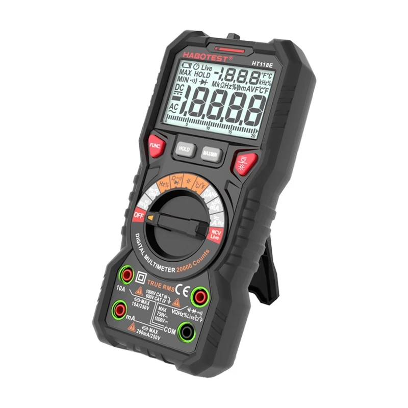 Habotest HT118E Multímetro digital universal True RMS NCV
