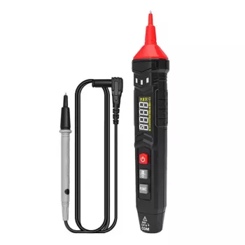 Habotest HT121 Multímetro digital, True RMS, probador de tensión sin contacto, 6000 cuentas, CAT III 300V/CAT II 600V