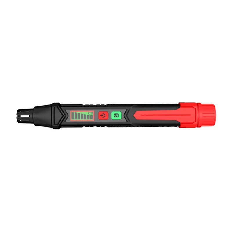 HABOTEST HT60 detector de fugas de gas con sonda flexible, pantalla LCD, alarma acústica y visual