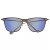 Hackett London HSB86311255 Gafas de sol para hombre - Montura negra brillante, lentes grises, 55 mm