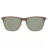 Hackett London HSB86311255 Gafas de sol para hombre - Montura negra brillante, lentes grises, 55 mm