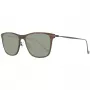 Hackett London HSB86311255 Gafas de sol para hombre - Montura negra brillante, lentes grises, 55 mm