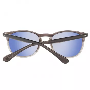 Hackett Man HSB83800152 Gafas de sol rectangulares de acetato negro/gris 52/20/145 mm