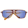 HACKETT MAN GAFAS DE SOL HSB86512756 - Montura rectangular de acetato Havana con lentes degradadas marrones - 56/16/140 mm