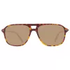 HACKETT MAN GAFAS DE SOL HSB86512756 - Montura rectangular de acetato Havana con lentes degradadas marrones - 56/16/140 mm