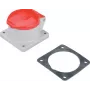 Hager ECEE165 Placa de montaje de acero galvanizado para armarios de distribución FW, 600x250mm