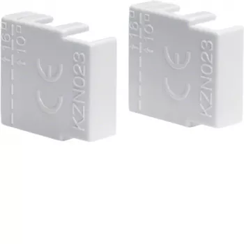 Hager Tapa terminal bipolar+triipolar KZN023 para barra colectora