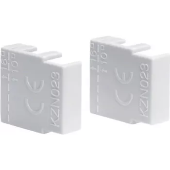Hager Tapa terminal bipolar+triipolar KZN023 para barra colectora